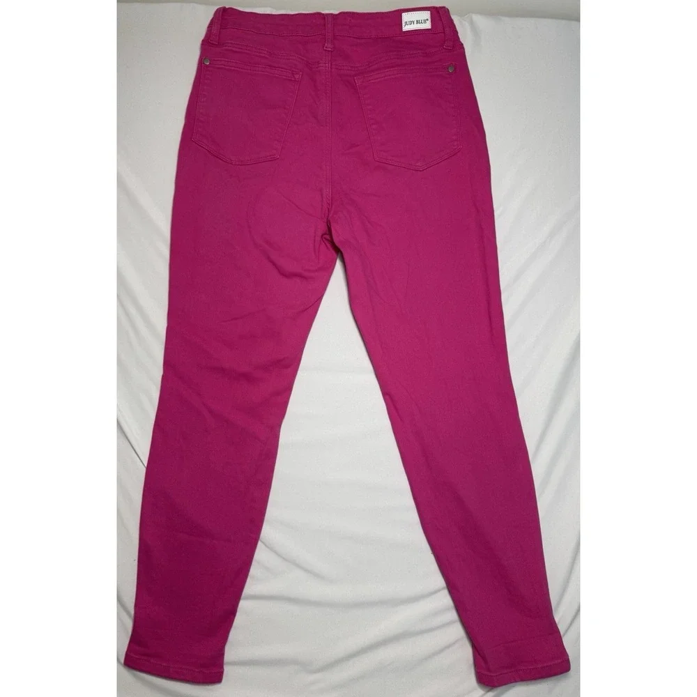 Judy Blue Daphne High Rise Slim Fit Pink Women's Size 11/30 Preppy City